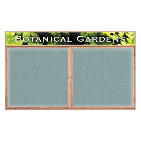 United Visual Products Open Faced Traditional Corkboard, 48x36" UV642A-BLACK-DRKSPR